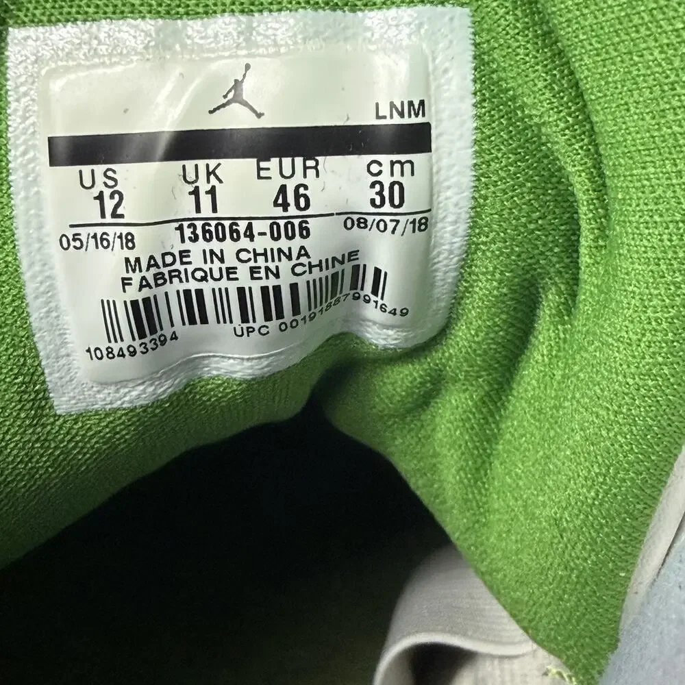 Size 12 - Air Jordan 3 Retro Chlorophyll 136064-006